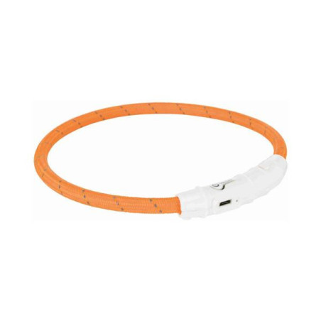 Flash lichtring usb m/l oranje 45cm