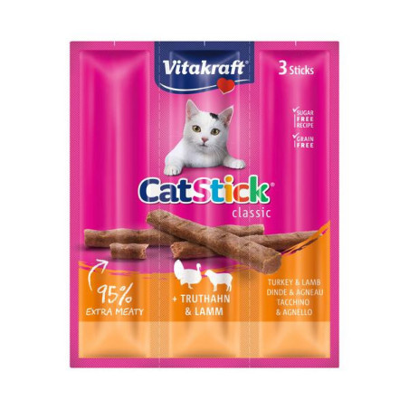 Vita catstick kalkoen/lam