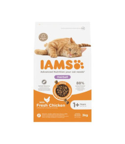 Iams kat adult hairball 3 kg