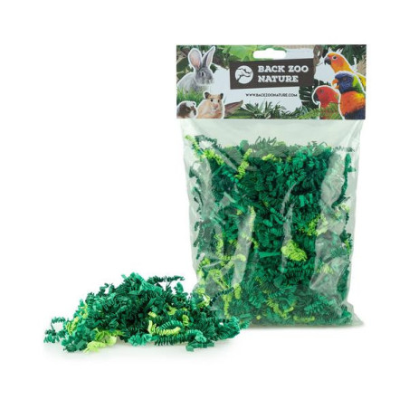 Back zoo crinkle paper forest mix