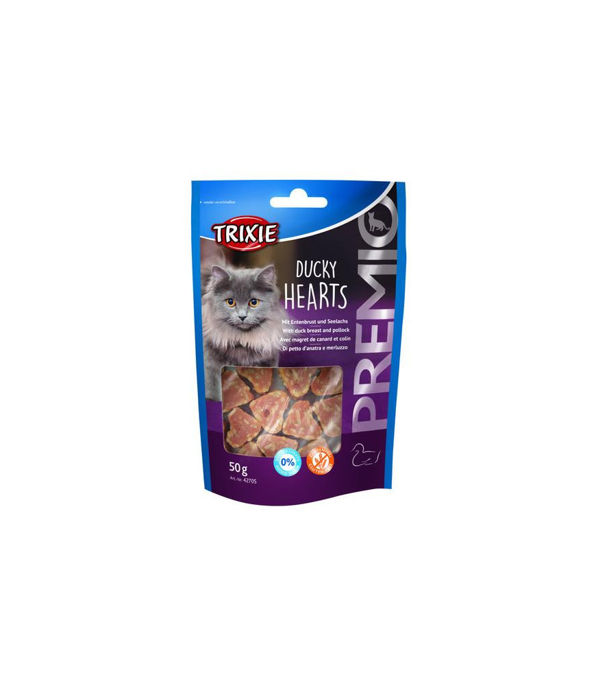 Premio kat eend hartjes 50gr