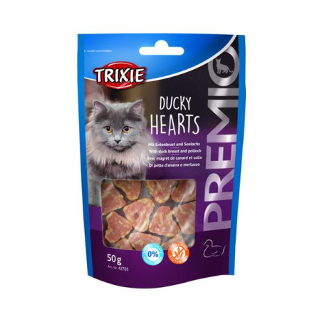 Premio kat eend hartjes 50gr