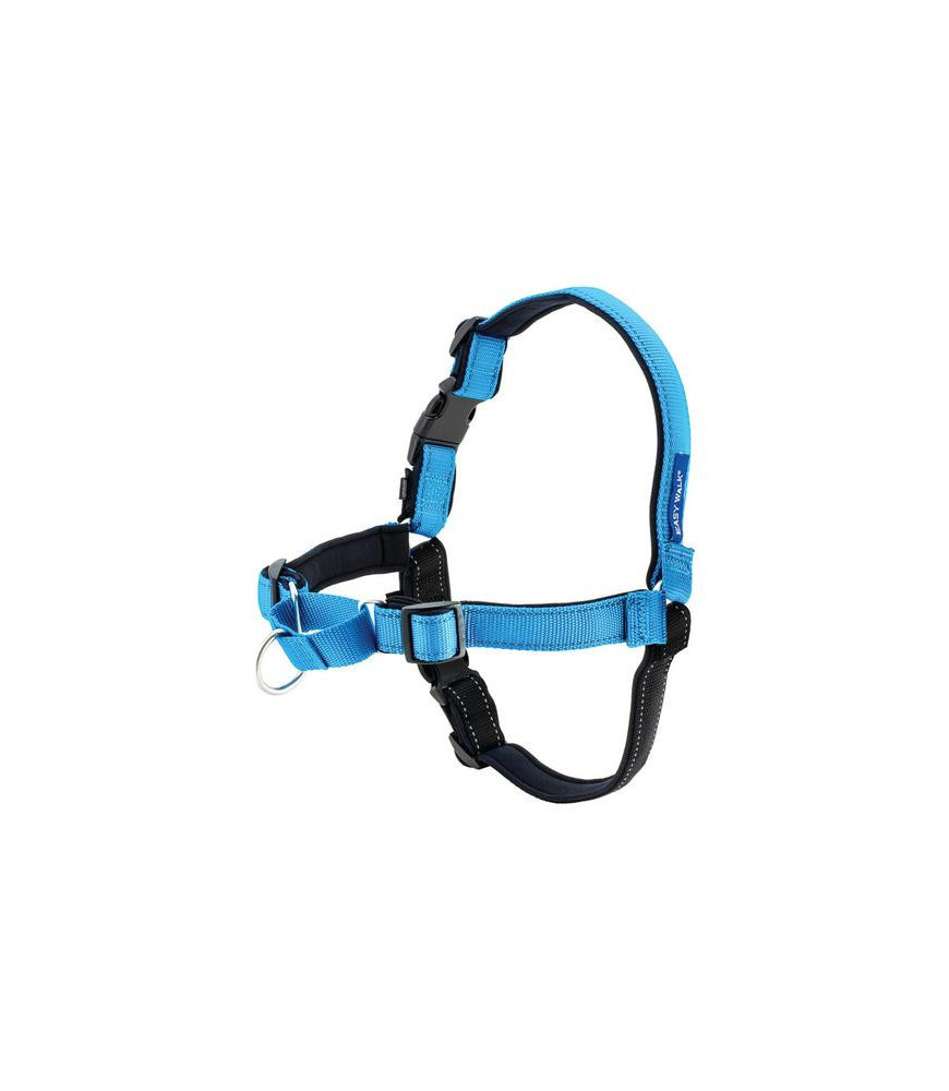 Easy walk deluxe harness blauw|zwart  large 