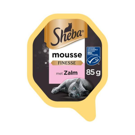 Sheba finesse mousse zalm 85gr