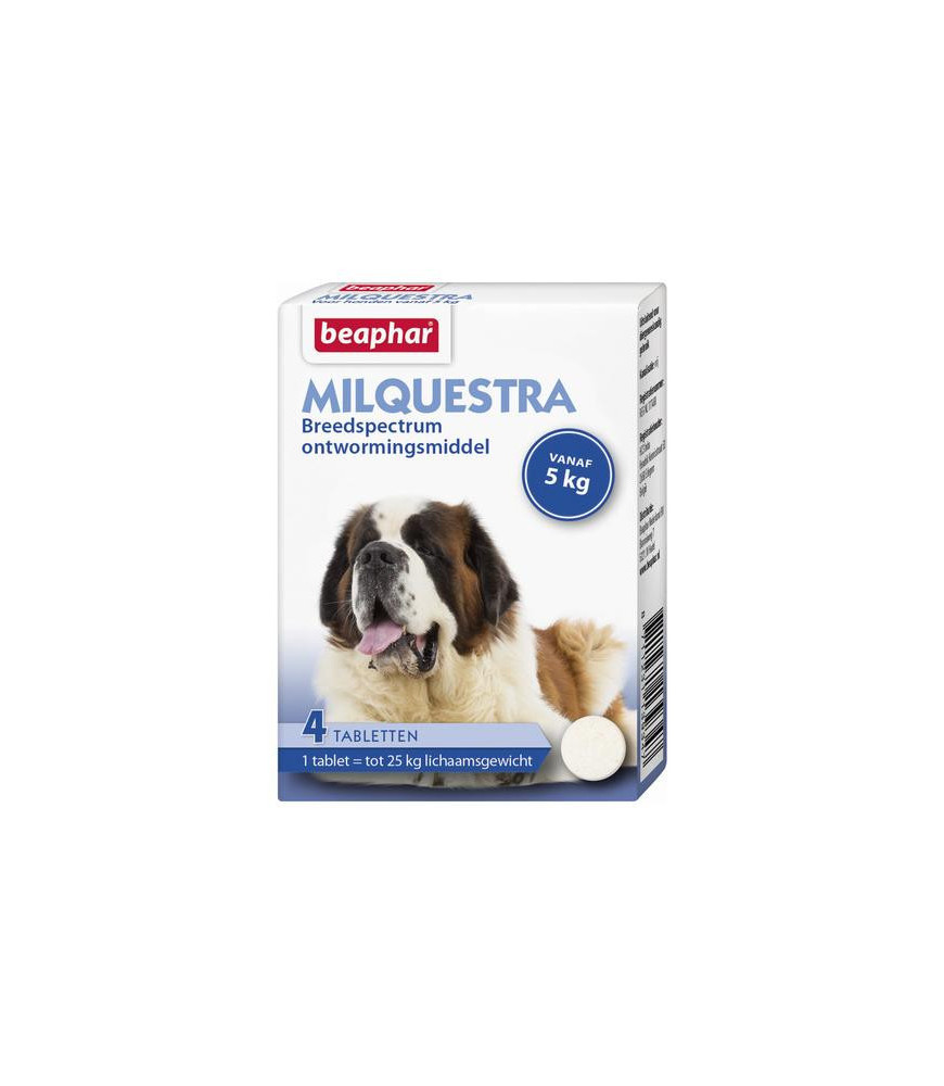 Milquestra hond 5-75 kg 4 tabl