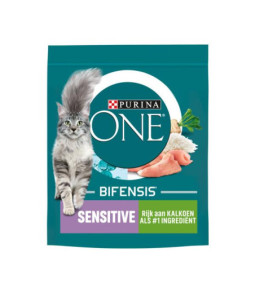 Purina one sensitive kalkoen 800gr