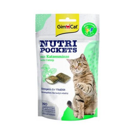 Gimcat nutri pockets met catnip 60g