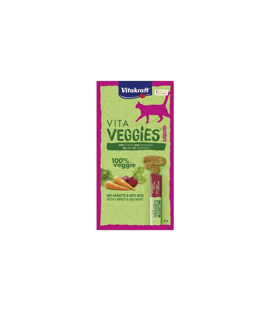 Vita veggies liquid wortel 6 st