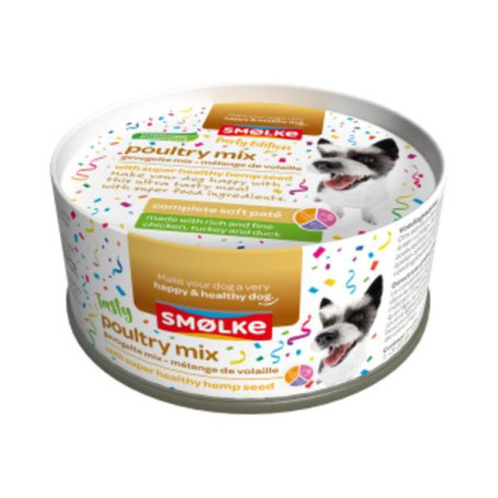 Smolke hond soft pate party 125gr