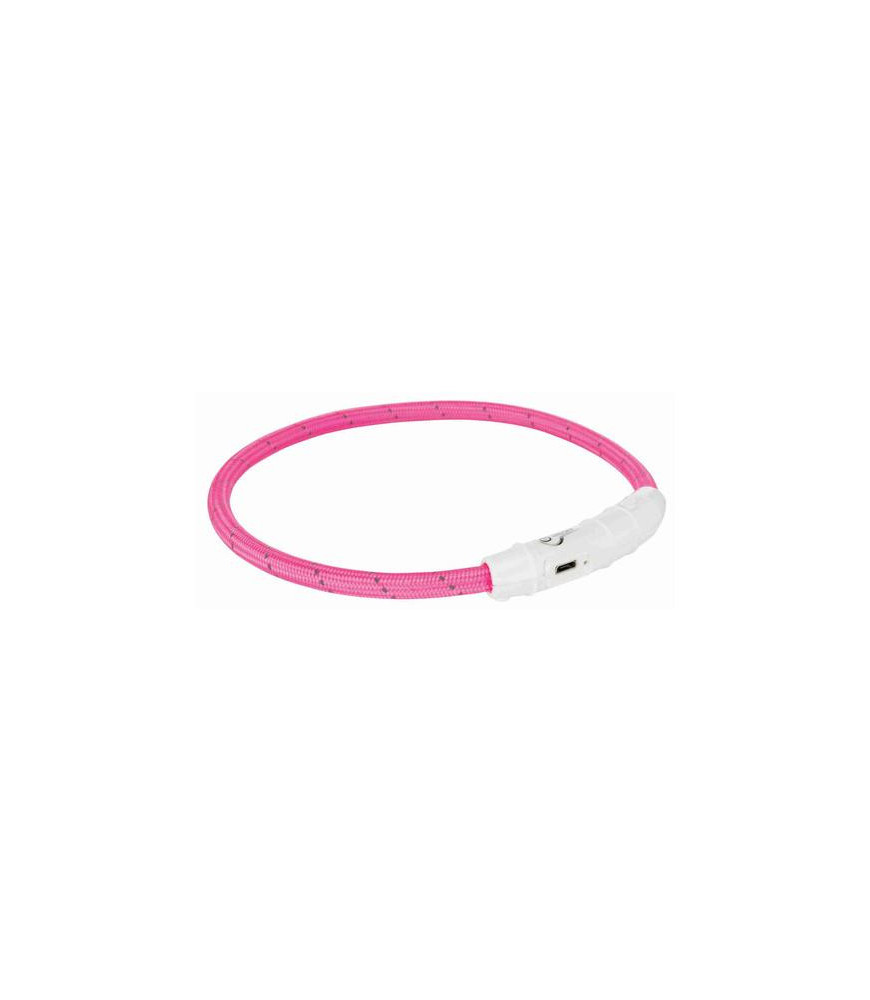 Flash lichtring usb roze xs-s 35 cm