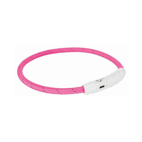 Flash lichtring usb roze xs-s 35 cm