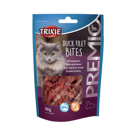 Premio kat eend filet bites 50gr