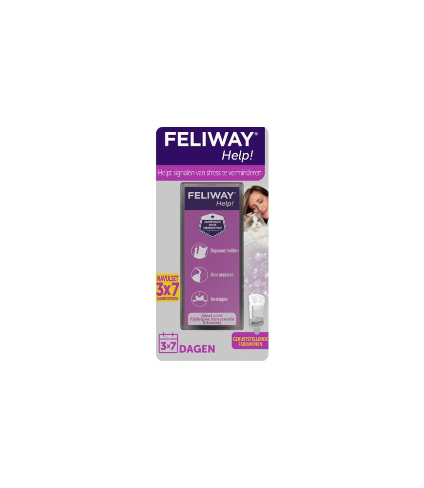 Feliway help cartidges 3 stuks