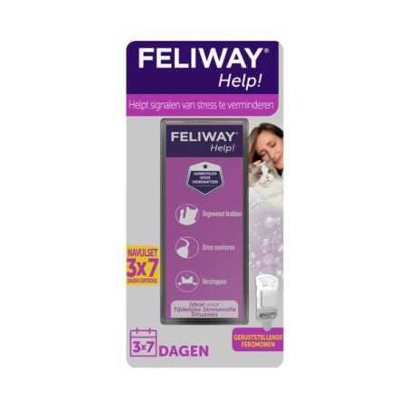 Feliway help cartidges 3 stuks