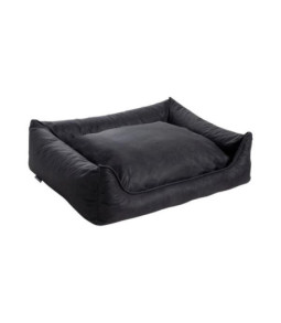 Sofa ortho leder/teddy zwart 70x50