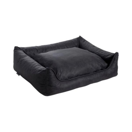 Sofa ortho leder/teddy zwart 70x50