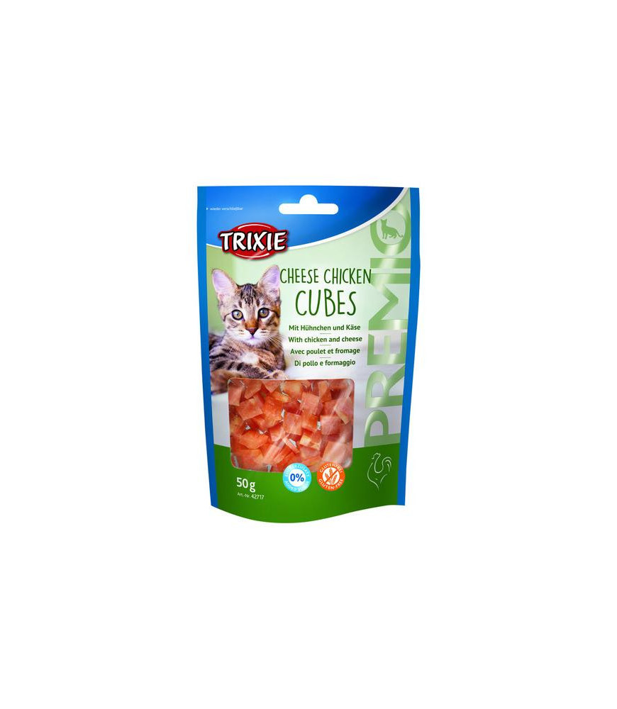 Premio kat kaas kip cubes 50gr