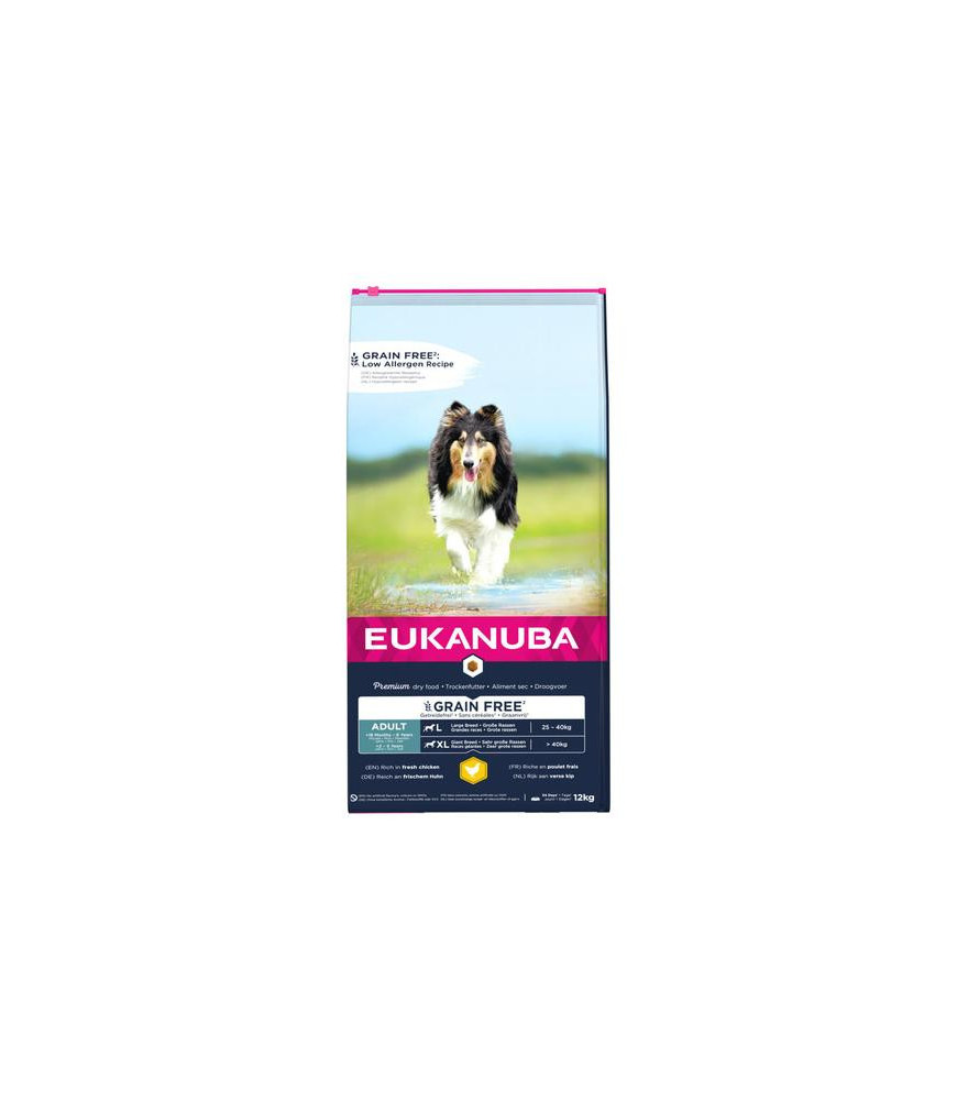 Eukanuba adult grain free lg kip 12