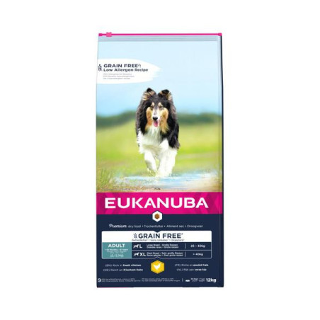 Eukanuba adult grain free lg kip 12