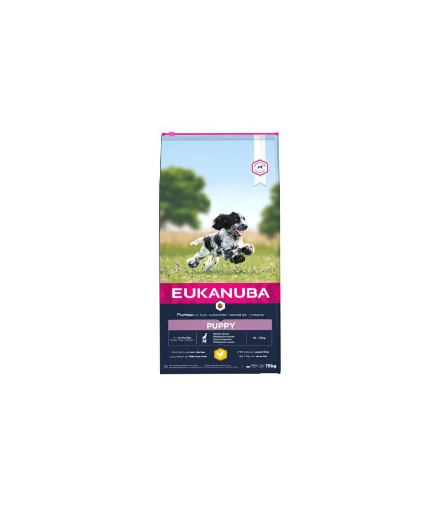 Eukanuba growing pup md kip 15 kg