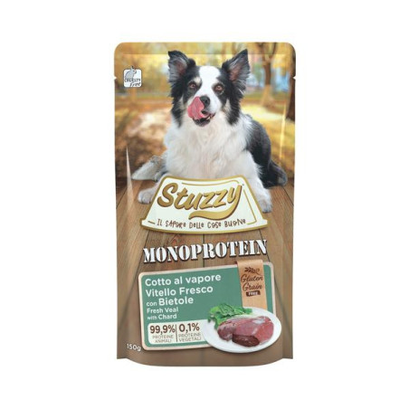 Stuzzy hond pouch mono kalf 150gr