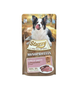 Stuzzy hond pouch mono ham 150gr