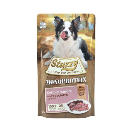 Stuzzy hond pouch mono ham 150gr