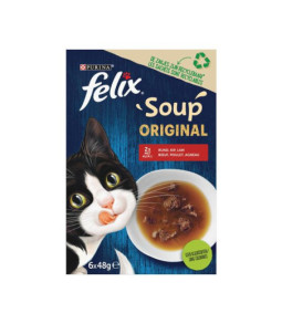 Felix soup original vlees  6x48gr