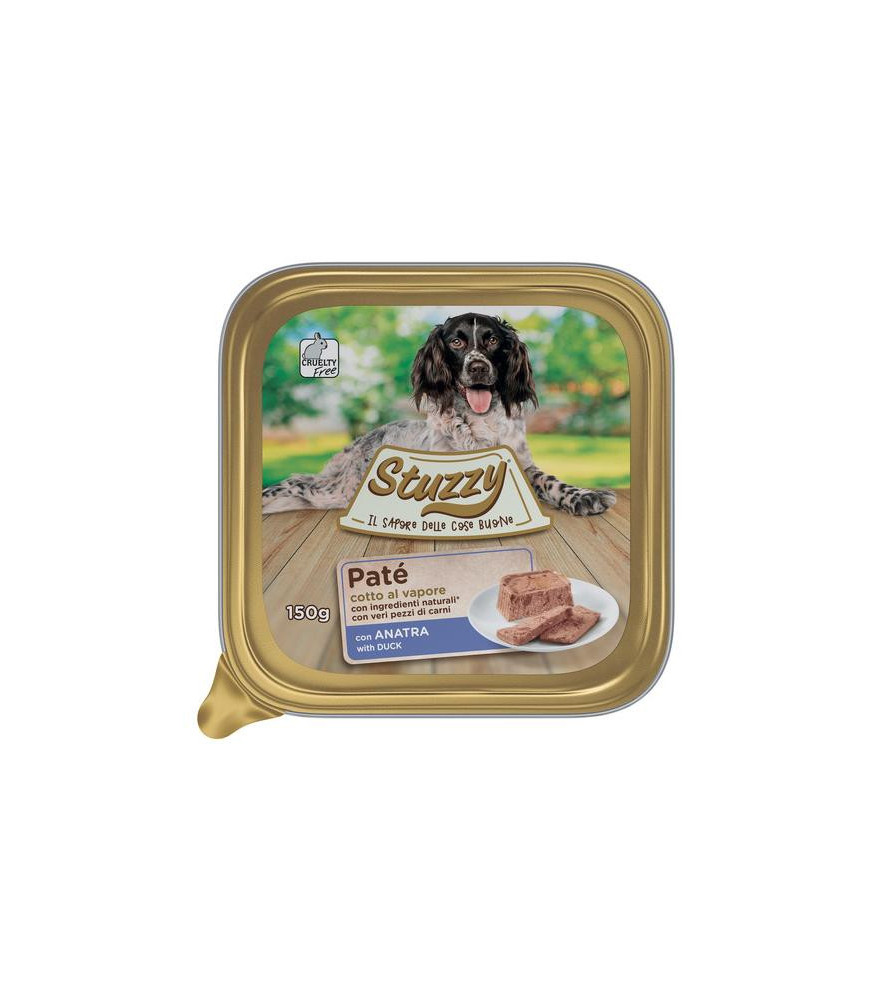 Stuzzy hond kuip pate eend 150gr