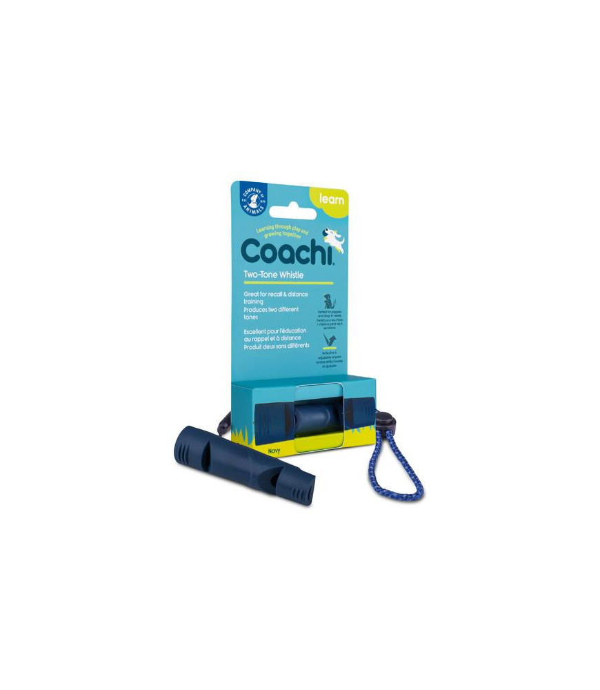 Coachi two tone whistle navy