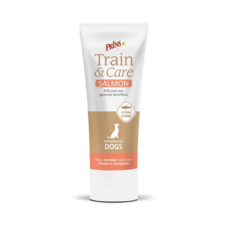 Prins train&care hond zalm 75gr