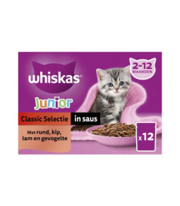 Whiskas mp junior classic saus