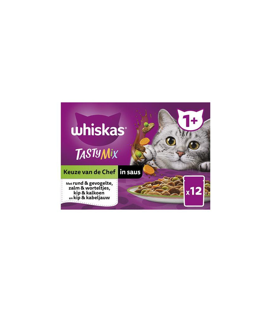 Whiskas mp adult keuze chef saus