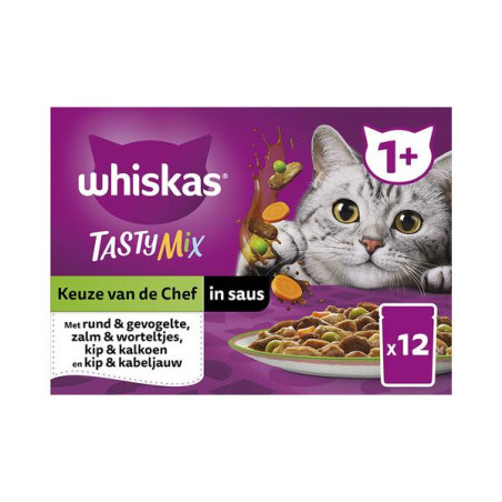 Whiskas mp adult keuze chef saus