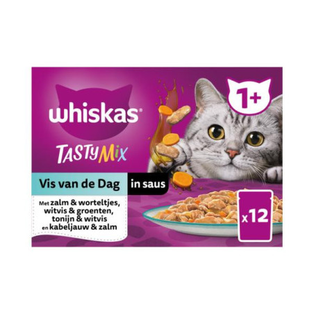 Whiskas mp adult vis vande dag saus