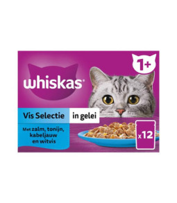 Whiskas mp adult selectie gelei vis