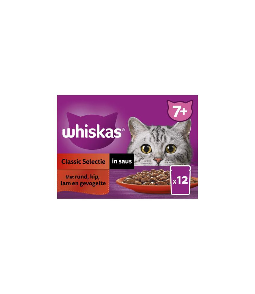 Whiskas mp senior classic saus