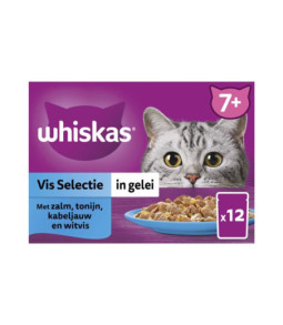 Whiskas mp senior vis selectie gel