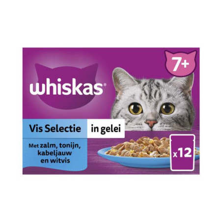 Whiskas mp senior vis selectie gel