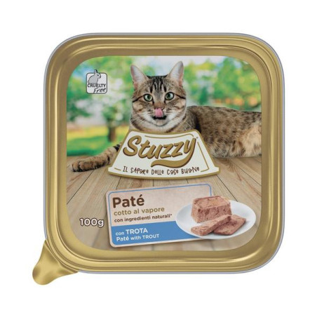 Stuzzy kat pate forel 100gr