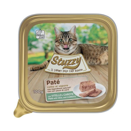 Stuzzy kat pate kalf/wortel 100gr