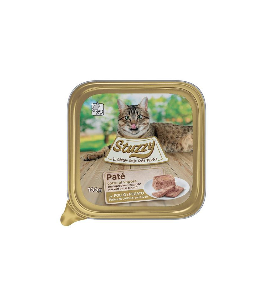 Stuzzy kat pate kip/lever 100gr