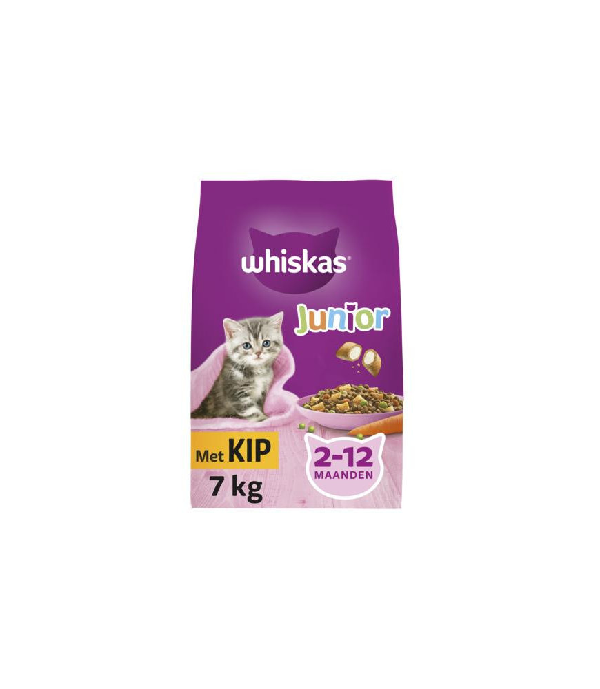 Whiskas junior kip 7kg