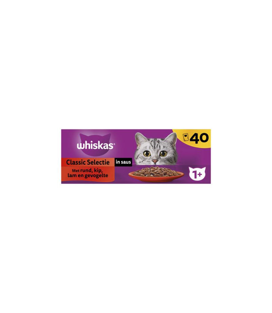 Whiskas mp adult classic 40x85gr