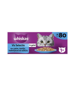 Whiskas mp adult gelei vis 80x95gr