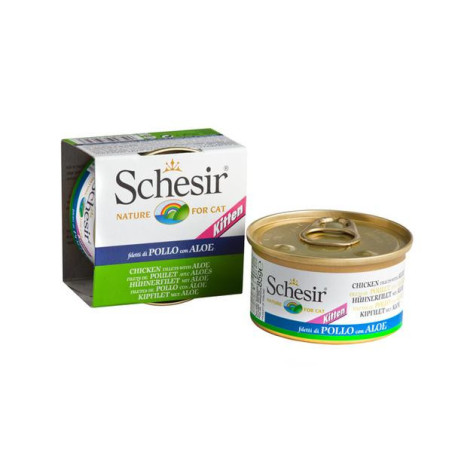 Schesir kitten kip gelei 85gr