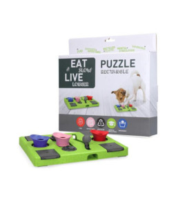 Eat slow puzzle rectangle