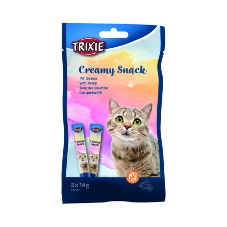 Trixie creamy snack garnalen 5x14gr