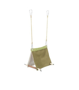 Vogeltent hangend groen 16x18x20cm