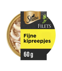 Filets stukjes in saus 60 g kipfilet 